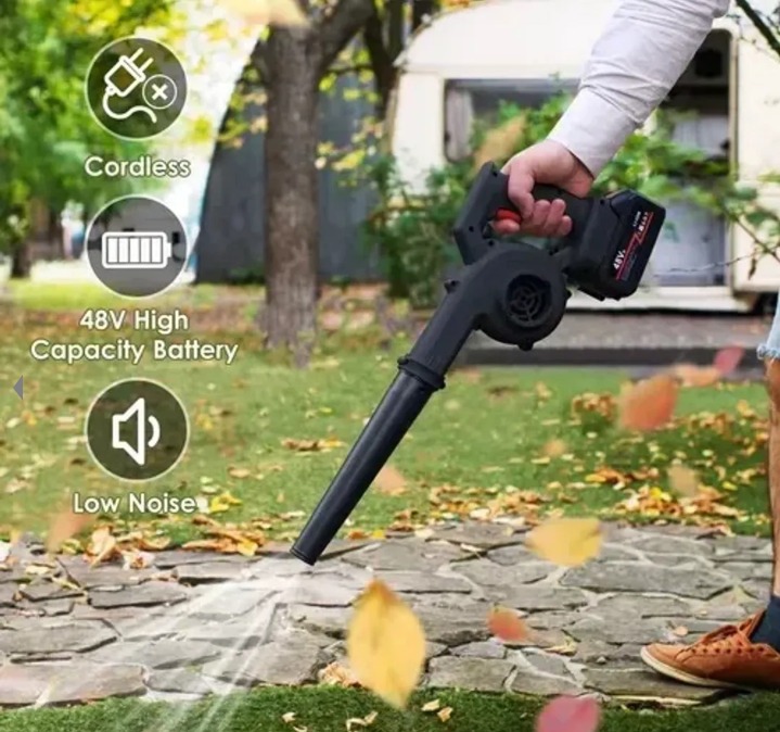 SOPLADORA LARGA INALAMBRICA 2 BATERIAS